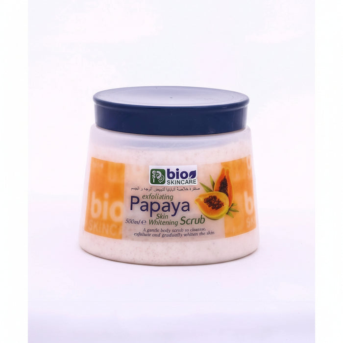 Bio SkinCare Skin Whitening Scrub With Papaya - 500ml