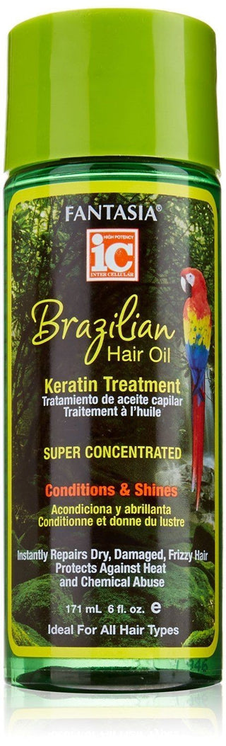 Fantasia IC Brazilian Hair Oil Keratin Treatment 171ml/6oz