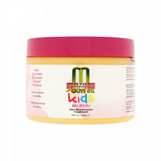 Mazuri Olive Oil Kids Muffin Hair Mayonnaise Treatment 240g/12oz