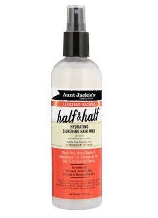 Aunt  Jackie's Flaxseed Recipes Half & Half Hydrating Silkening Hair Milk 355ml-12oz