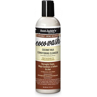 Aunt  Jackie's Coco Wash Coconut Milk Conditioning Cleanser 355ml-12oz