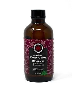 Jamaican Mango & Lime Hemp Oil 4oz/118ml