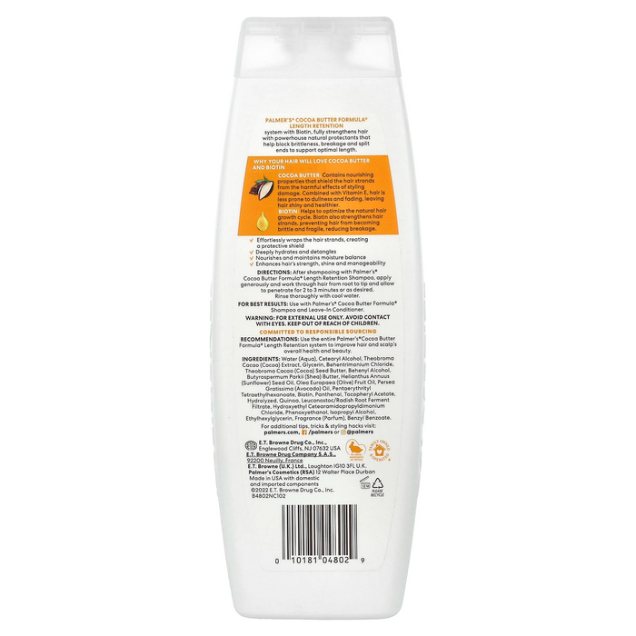 Palmer’s Cocoa Butter Conditioner Length Retention 400ml | Sulfate & Silicone Free