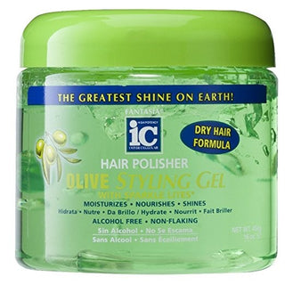 Fantasia IC Hair Polisher Olive Styling Gel 473.2ml/16oz