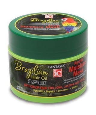 FANTASIA IC BRAZILIAN HAIR OIL KERATIN MOISTURE MASK 236.6ML/8OZ