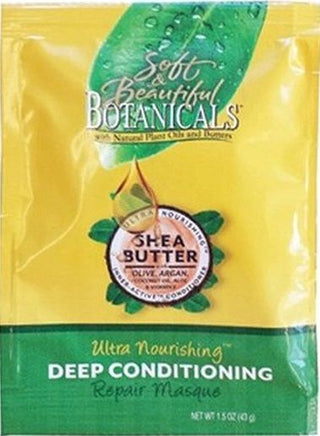 SOFT & BEAUTIFUL BOTANICALS  SHEA BUTTER DEEP CONDITIONING REPAIR MASQUE 43ML/1.5OZ