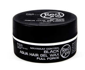 Red One Maximum Control Black Aqua Hair Gel Wax Full Force - 150ml