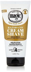 MAGIC REZORLESS CREAM SHAVE BALD HEAD 170G/6OZ
