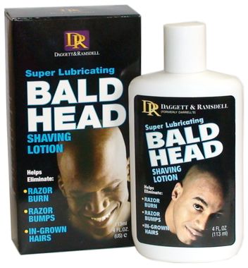 DR Lotion de rasage super lubrifiante pour tête chauve 118 ml/4 oz