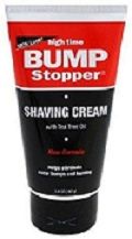 High Time Bump Stopper Shaving Cream With Tea Tree Oil 5oz/142g