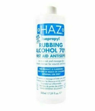 Haz Isopropyl Rubbing Alcohol First Aid Anti-Septic 500ml/17.59oz