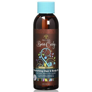 AS I AM Born Curly Nourishing Hair & Body Oil 120ml/4oz