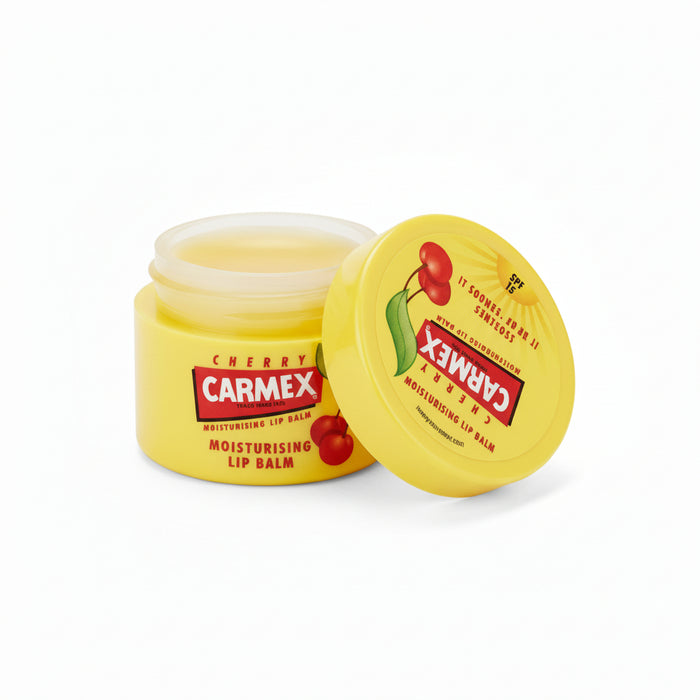 Carmex Moisturising Cherry Lip Balm ROUND TUB