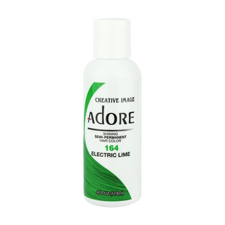 Adore Semi-Permanent Hair Color 164 Electric Lime 118ml | Bold Green Hair Dye