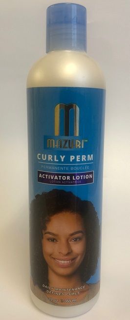 Mazuri Curly Perm Activator Lotion 12oz/355ml