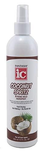 Fantasia IC Coconut Spritz Xtreme hold Spray 355ml/12oz