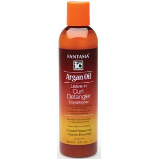 Fantasia IC Argan Oil Leave-In Curl Detangler Conditioner 236.6ml/8oz