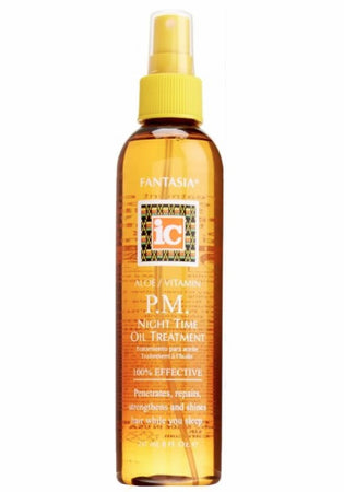Fantasia IC Aloe/Vitamin P.M Night Time Oil Treatment 237ml/8oz