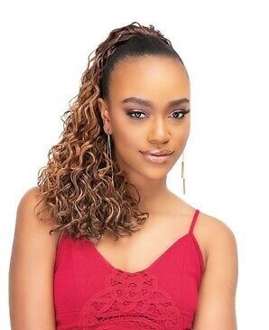 Janet Collection Synthetic Ponytail - Strawberry D/S