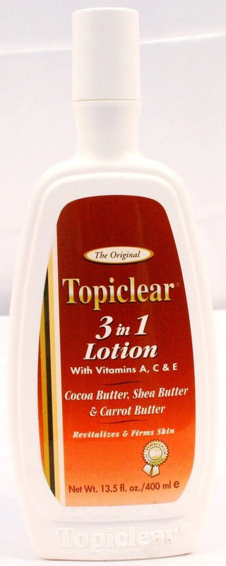 Topicleat 3 in 1 Lotion Carrot Extract Shea butter & Cocoa Butter 13.5oz/400ml