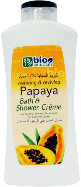 Bio Skincare Restoring & Reviving Papaya Bath & Shower Creme 750ml