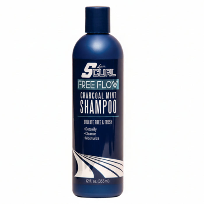 Luster's S Curl Free-Flow Charcoal Mint Shampoo 355ml/12oz