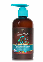 AS Born Curly Aloe Shampoo & Wash 240ml/8oz