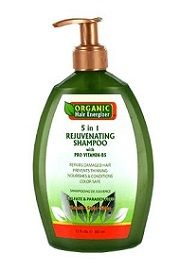 Organic Hair Energizer 5 in 1 Rejuvenating Shampoo 13oz/385ml