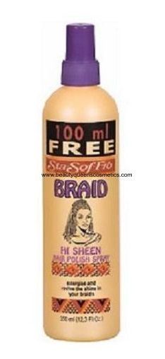 Sta-Sof-Fro Braid HI Sheen Hair Polish Spray 350ml