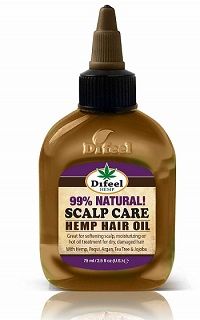 Difeel Hemp 99% Natural Scalp Care Hemp Oil 75ml/2.5oz