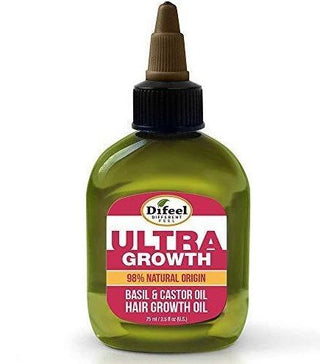 Difeel Ultra Growth Basil & Castor Oil Hair Growth Oil 75ml/2.5oz