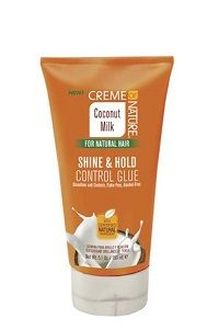 Creme Of Nature COCONUT MILK Shine & Hold Control Glue 150ml/5.1oz