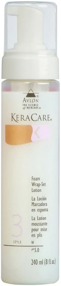 KeraCare foam wrap-set lotion 240ml/8oz