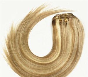 Dress Maker Unlimited 8 Pcs Clip In Hair Single Weft Straight 100% Human Hair