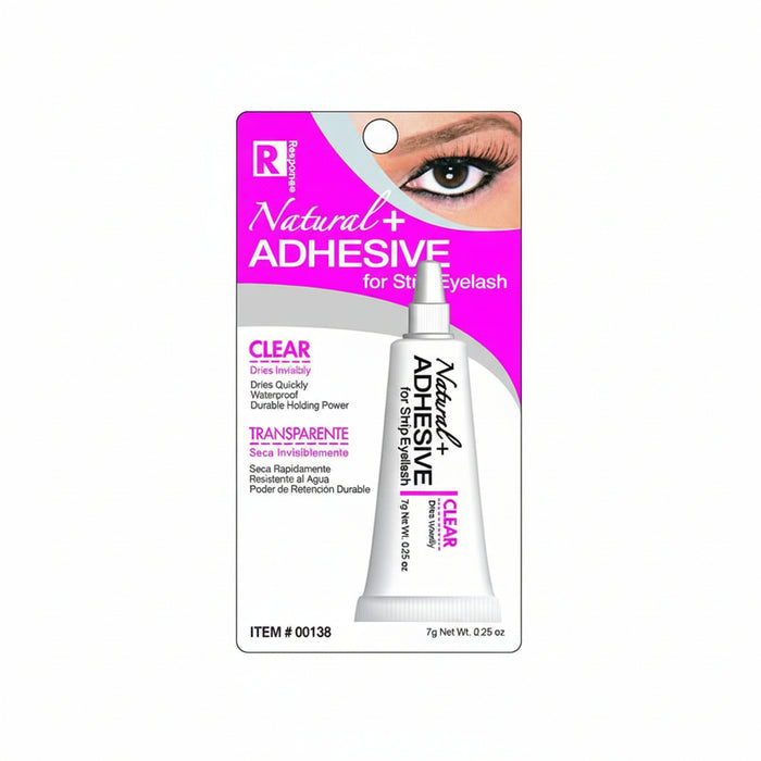 RESPONSE NATURAL+ ADHESIVE FOR STRIP EYELASH Clear 00138 /0.25OZ