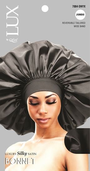 LUX by Qfitt Luxury Silky Satin Bonnet (Jumbo)