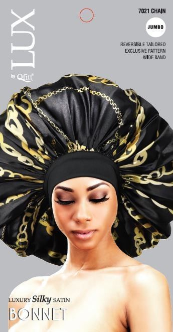 LUX by Qfitt Luxury Silky Satin Bonnet (Jumbo)
