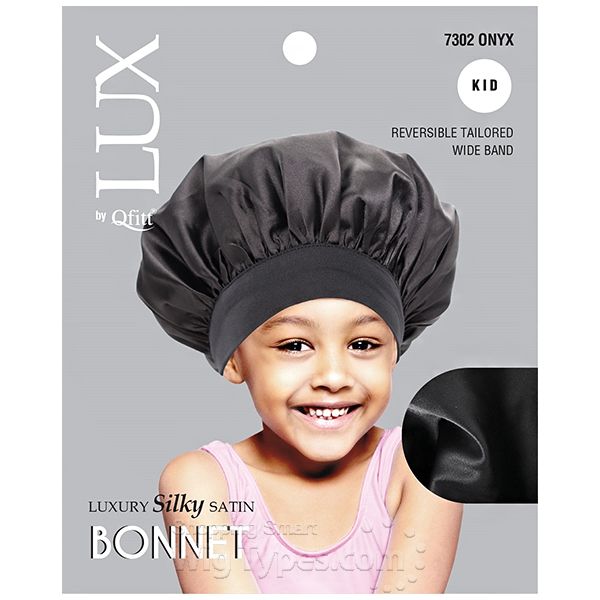 LUX By Qfitt Luxury Silky Satin Bonnet kid