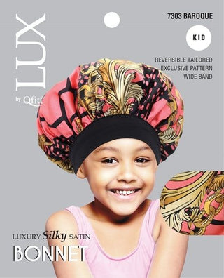 LUX By Qfitt Luxury Silky Satin Bonnet kid