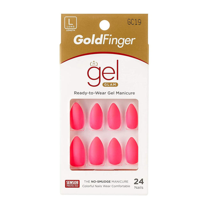 Gel Doigt Doré Glam 24 Ongles