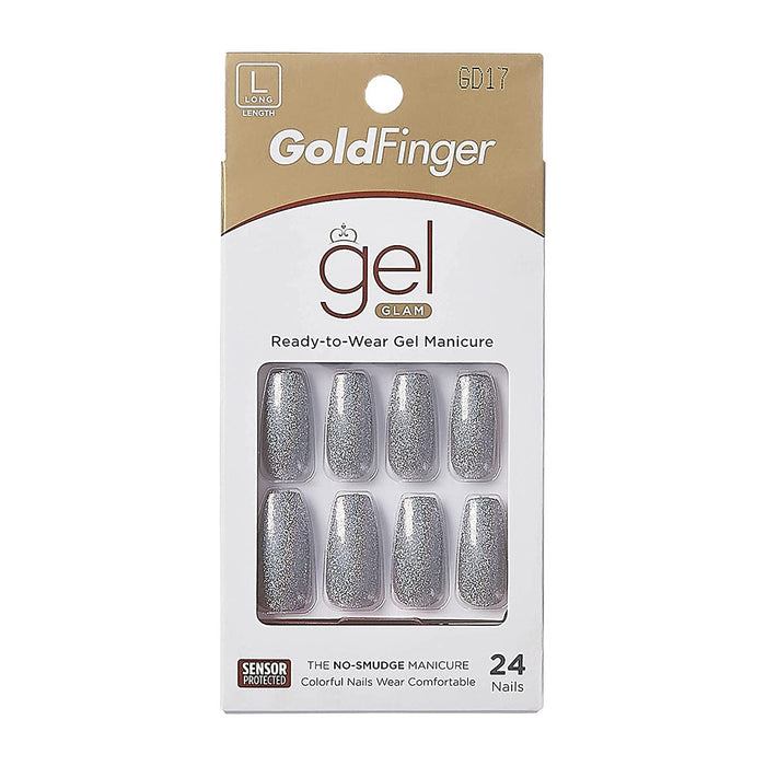 Gel Doigt Doré Glam 24 Ongles
