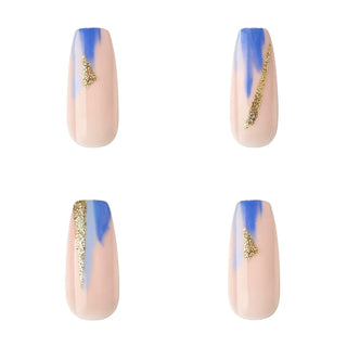 Gold Finger Gel Glam 24 Nails