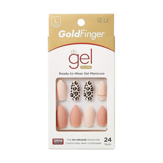 Gold Finger Gel Glam 24 Nails