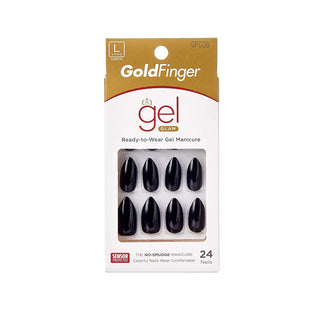 Gold Finger Gel Glam 24 Nails
