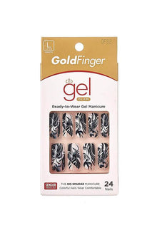 Gold Finger Gel Glam 24 Nails