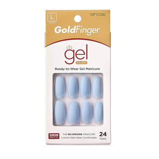 Gold Finger Gel Glam 24 Nails