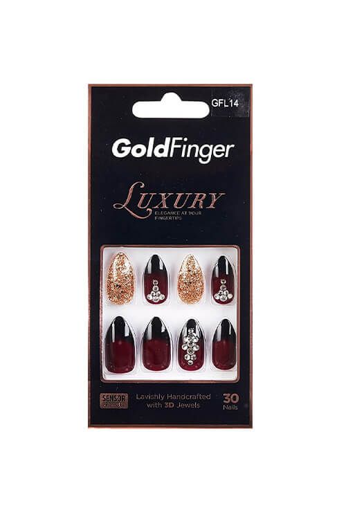 Kiss Gold Finger Luxe 30 Ongles (GFL12)