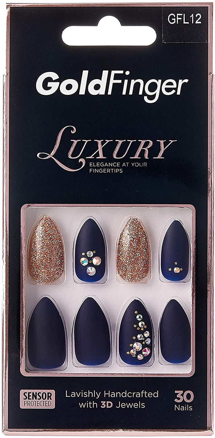 Kiss Gold Finger Luxe 30 Ongles (GFL12)