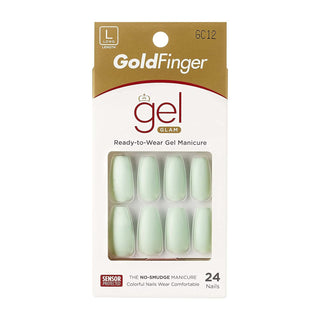 Gold Finger Gel Glam 24 Nails