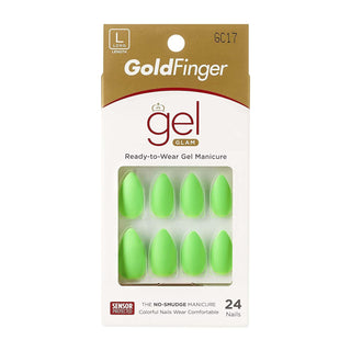 Gold Finger Gel Glam 24 Nails
